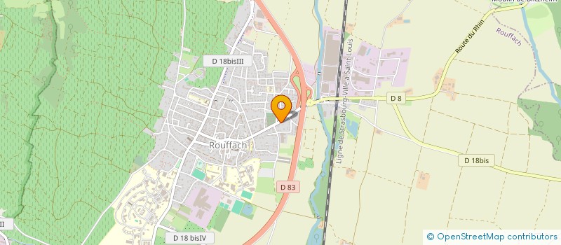 localisation de l'entreprise MADAME SANDRINE MESSIN  ROUFFACH