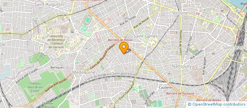 localisation de l'entreprise MADAME SANDRINE METIVIER à TALENCE