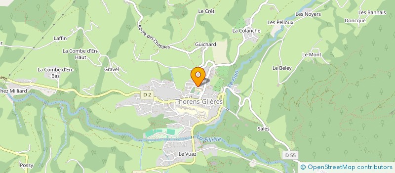 localisation de l'entreprise MADAME SANDRINE METRAL  FILLIERE