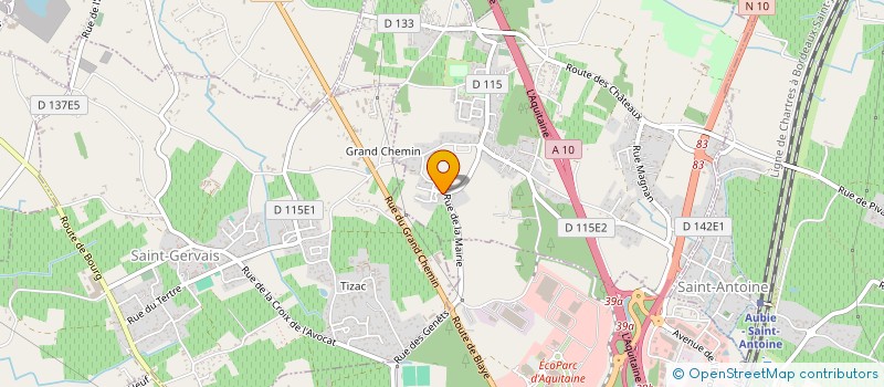 localisation de l'entreprise MADAME SANDRINE MEUNIER  VIRSAC