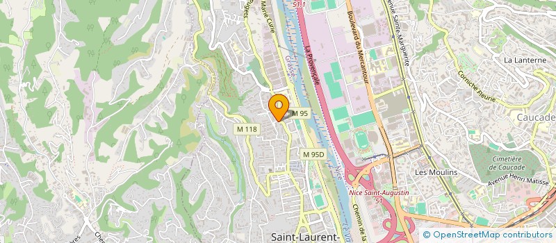 localisation de l'entreprise MADAME SANDRINE MEYNARD à SAINT-LAURENT-DU-VAR