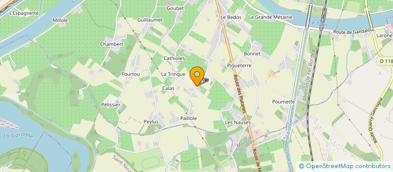 localisation de l'entreprise MADAME SANDRINE MEYRAT à MOISSAC