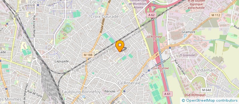 localisation de l'entreprise MADAME SANDRINE MEZZARI  TOULOUSE