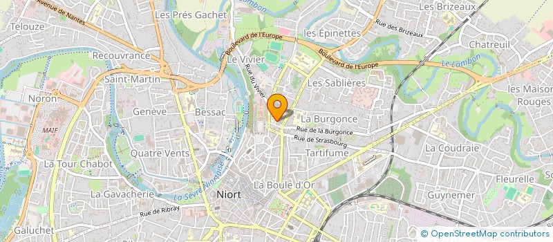 localisation de l'entreprise MADAME SANDRINE MICHAUD  NIORT