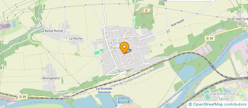 localisation de l'entreprise MADAME SANDRINE MICHAUT  LA GRANDE-PAROISSE