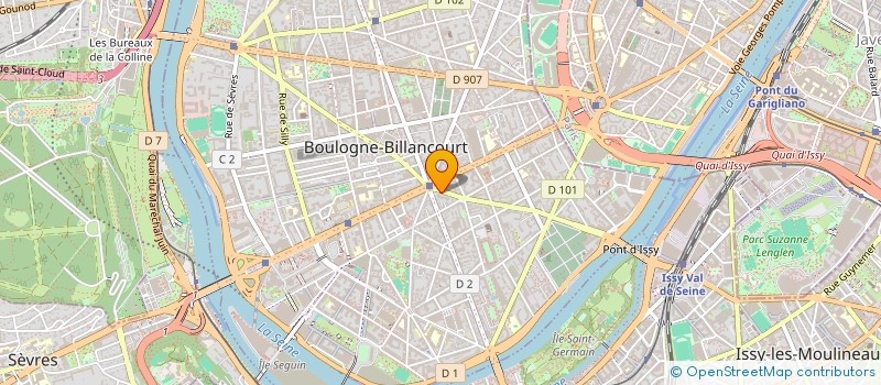 localisation de l'entreprise MADAME SANDRINE MICHELET à BOULOGNE-BILLANCOURT