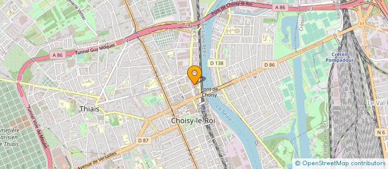 localisation de l'entreprise MADAME SANDRINE MICHELLE ETIENNE à CHOISY-LE-ROI