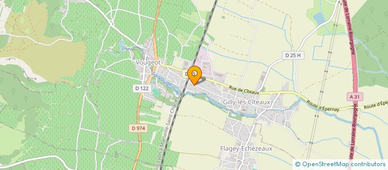 localisation de l'entreprise MADAME SANDRINE MICHELOT  GILLY-LES-CITEAUX