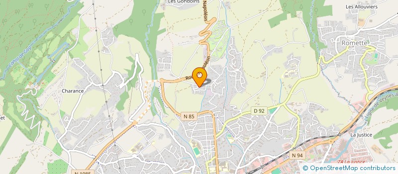 localisation de l'entreprise MADAME SANDRINE MICHON  GAP