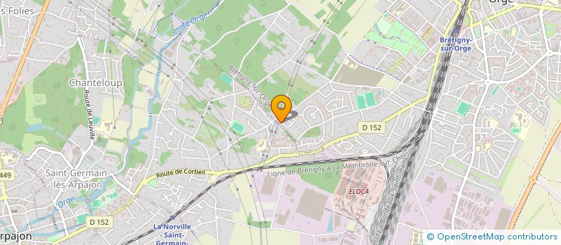 localisation de l'entreprise MADAME SANDRINE MICLOT à BRETIGNY-SUR-ORGE