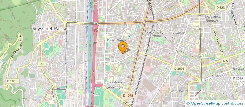 localisation de l'entreprise MADAME SANDRINE MICOUD-TERRAUD  GRENOBLE