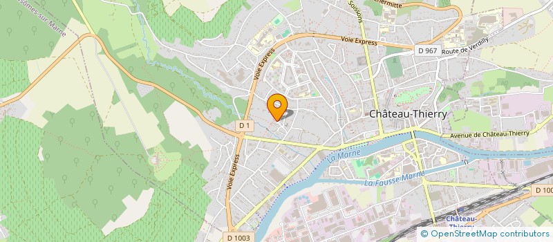 localisation de l'entreprise MADAME SANDRINE MIEL à CHATEAU-THIERRY
