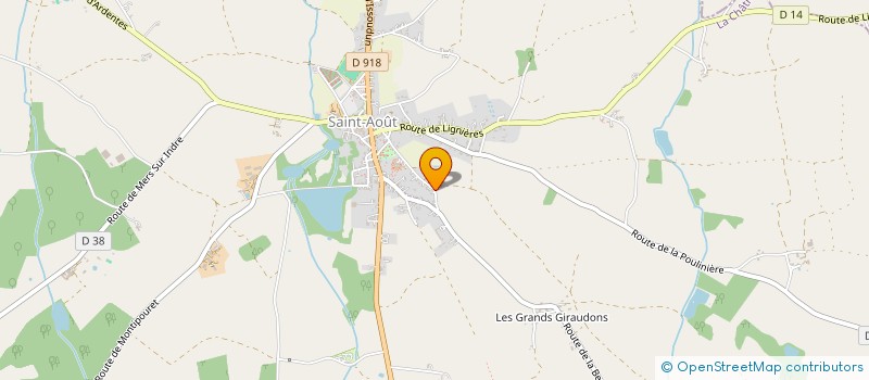 localisation de l'entreprise MADAME SANDRINE MIELLE à SAINT-AOUT