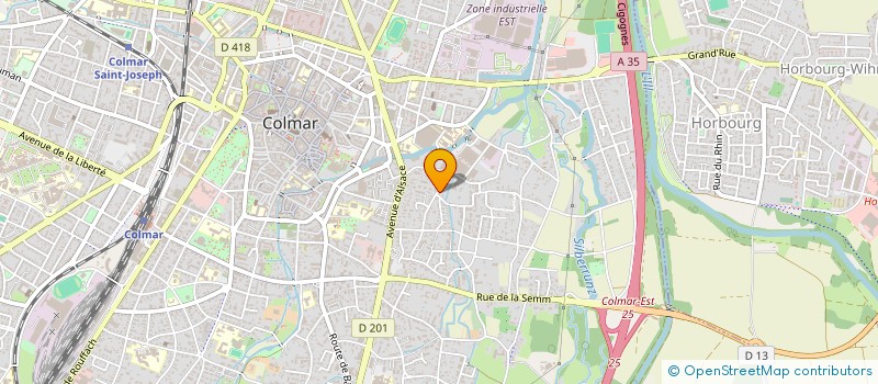 localisation de l'entreprise MADAME SANDRINE MIFSUD  COLMAR