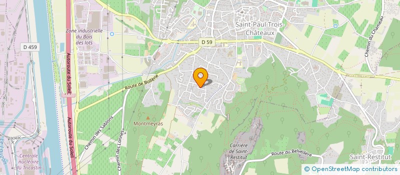 localisation de l'entreprise MADAME SANDRINE MIJOULE  SAINT-PAUL-TROIS-CHATEAUX