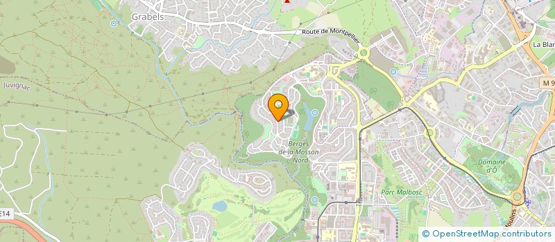 localisation de l'entreprise MADAME SANDRINE MILANI  MONTPELLIER