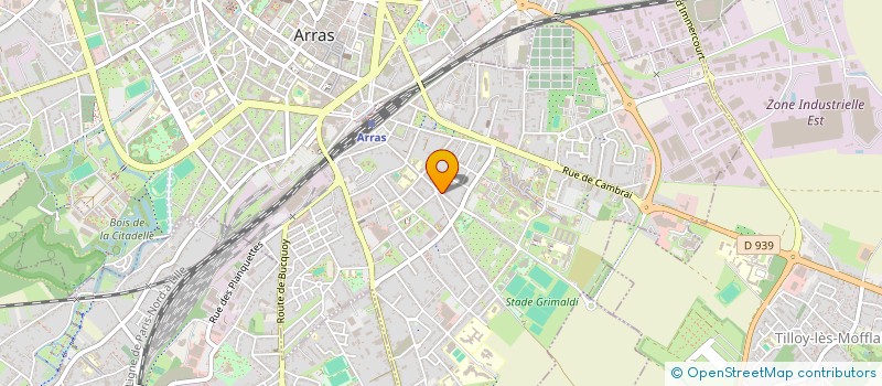 localisation de l'entreprise MADAME SANDRINE MILLE à ARRAS