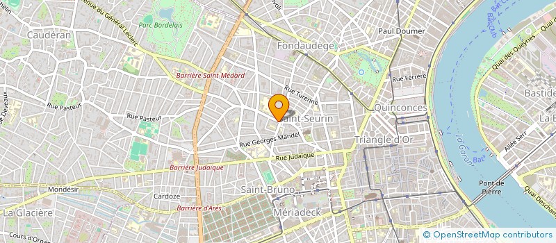 localisation de l'entreprise MADAME SANDRINE MILLET  BORDEAUX