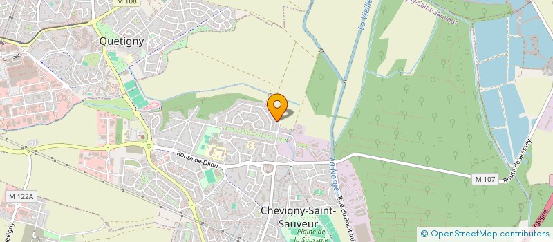 localisation de l'entreprise MADAME SANDRINE MILLOT  CHEVIGNY-SAINT-SAUVEUR