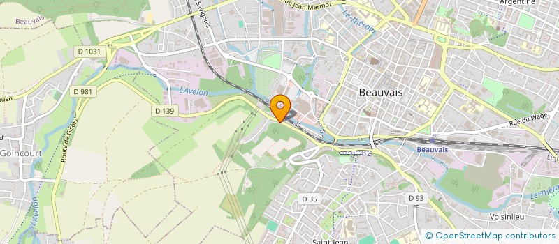 localisation de l'entreprise MADAME SANDRINE MINETTE  BEAUVAIS