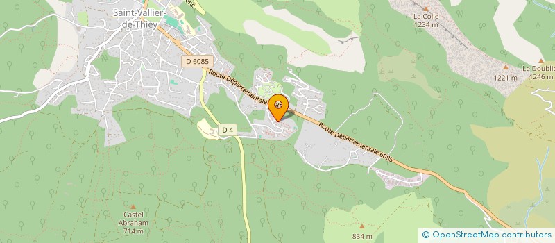 localisation de l'entreprise MADAME SANDRINE MIONET  SAINT-VALLIER-DE-THIEY