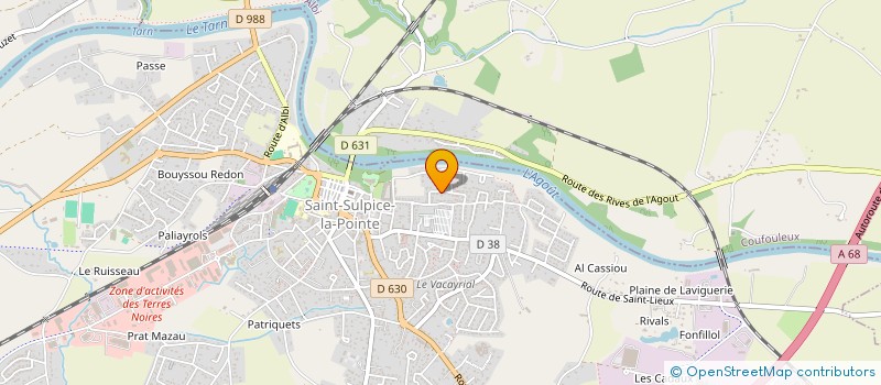 localisation de l'entreprise MADAME SANDRINE MIOT à SAINT-SULPICE-LA-POINTE