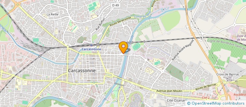 localisation de l'entreprise MADAME SANDRINE MIR à CARCASSONNE