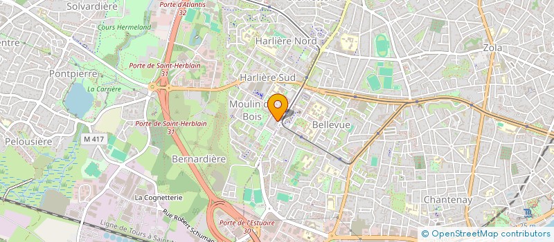 localisation de l'entreprise MADAME SANDRINE MISERIAUX  NANTES