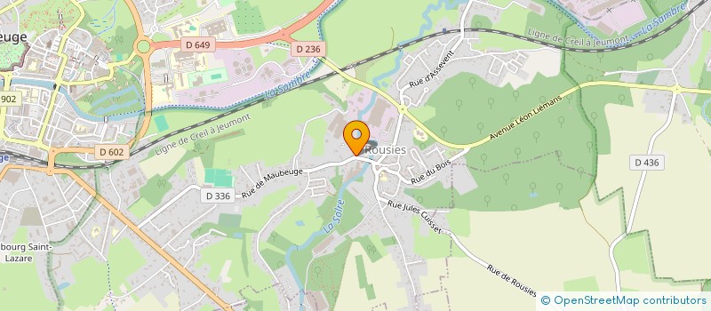 localisation de l'entreprise MADAME SANDRINE MOISSON  ROUSIES