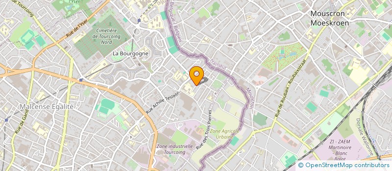 localisation de l'entreprise MADAME SANDRINE MOKRANI  TOURCOING