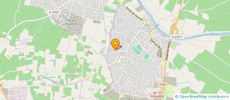 localisation de l'entreprise MADAME SANDRINE MOLINER  ESPONDEILHAN