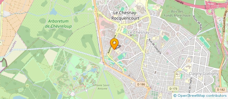 localisation de l'entreprise MADAME SANDRINE MOLIS à LE CHESNAY-ROCQUENCOURT