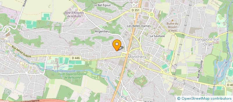 localisation de l'entreprise MADAME SANDRINE MONCEAU  MONTLHERY