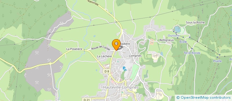 localisation de l'entreprise MADAME SANDRINE MONNET  CHAMPDOR-CORCELLES