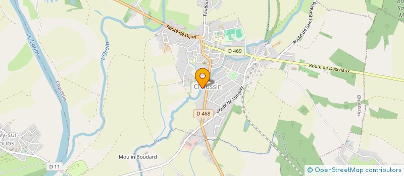 localisation de l'entreprise MADAME SANDRINE MONNET  CHAUSSIN