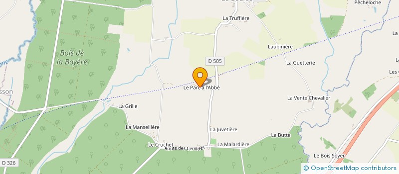 localisation de l'entreprise MADAME SANDRINE MONNIER à LES VENTES-DE-BOURSE