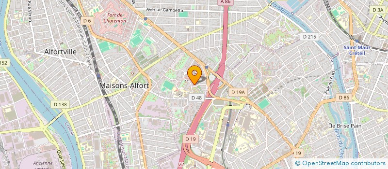 localisation de l'entreprise MADAME SANDRINE MONTIGNON  MAISONS-ALFORT