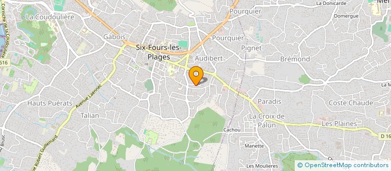 localisation de l'entreprise MADAME SANDRINE MORALES à SIX-FOURS-LES-PLAGES