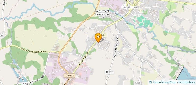 localisation de l'entreprise MADAME SANDRINE MORALES  HAGETMAU