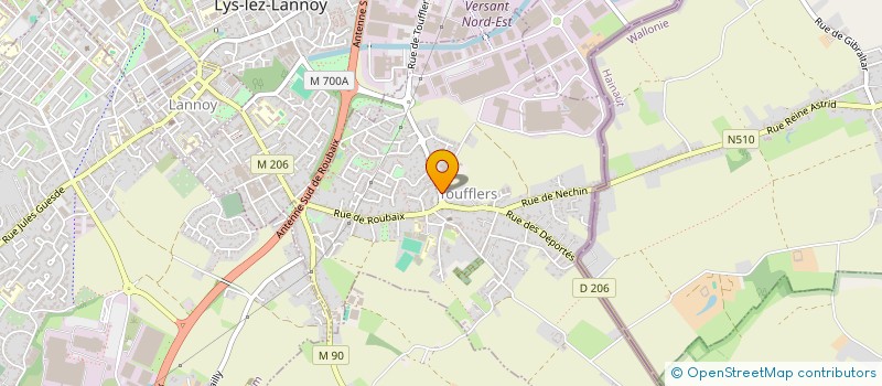 localisation de l'entreprise MADAME SANDRINE MORBY  TOUFFLERS