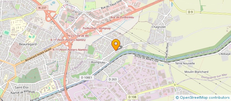 localisation de l'entreprise MADAME SANDRINE MOREAU  PERIGNY