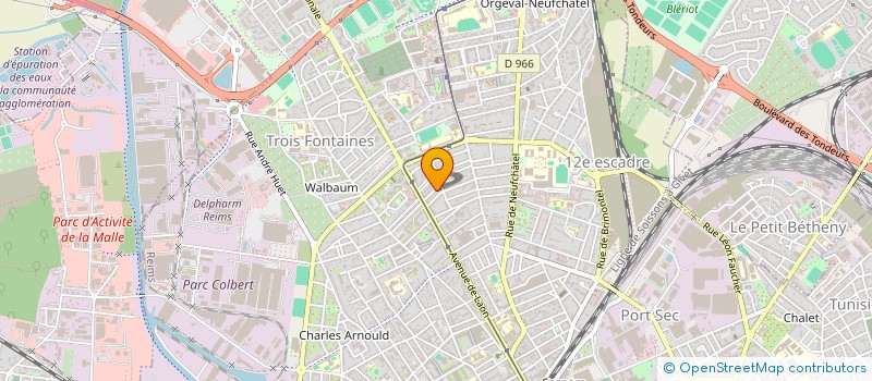 localisation de l'entreprise MADAME SANDRINE MOREAU  REIMS