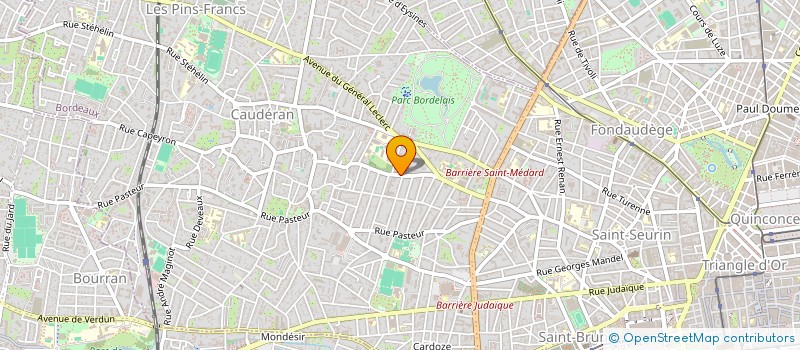 localisation de l'entreprise MADAME SANDRINE MOREL  BORDEAUX