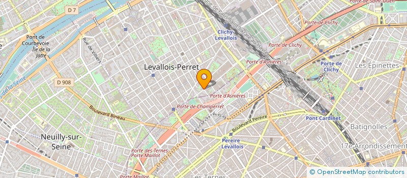 localisation de l'entreprise MADAME SANDRINE MORILLON à LEVALLOIS-PERRET