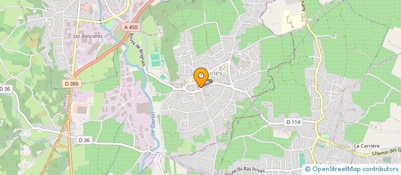 localisation de l'entreprise MADAME SANDRINE MORIN  VOURLES