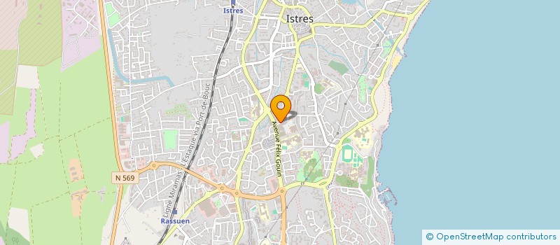 localisation de l'entreprise MADAME SANDRINE MOUANI  ISTRES