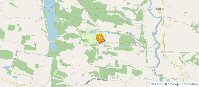 localisation de l'entreprise MADAME SANDRINE MOULEDOUS  BELLOC SAINT-CLAMENS