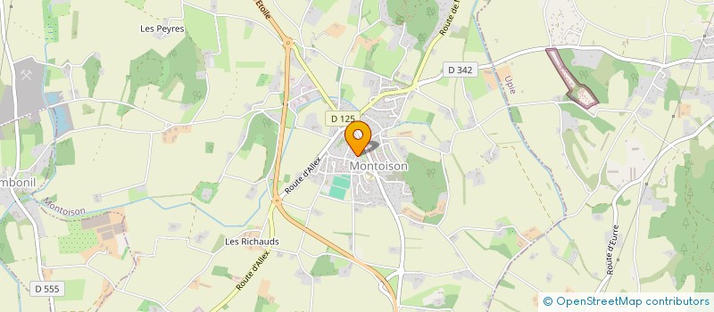 localisation de l'entreprise MADAME SANDRINE MOULIN à MONTOISON