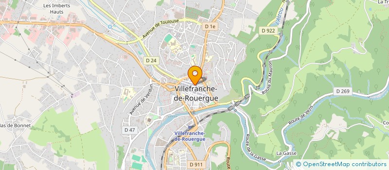 localisation de l'entreprise MADAME SANDRINE MOULY à VILLEFRANCHE-DE-ROUERGUE