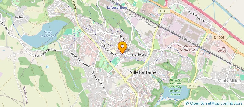 localisation de l'entreprise MADAME SANDRINE MOUNIER  VILLEFONTAINE